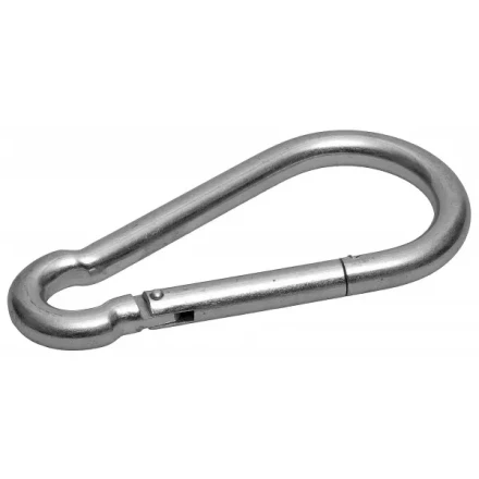 Карабин ЗУБР &quot;МАСТЕР&quot; DIN 5299С, оцинкованный, 6мм, 40 шт 4-304545-06 купить в Нягани