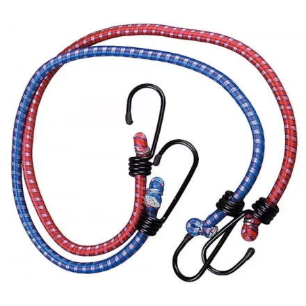 Шнур ЗУБР крепежный резиновый, со стальными крюками, 80см, 2шт 4-40507-080 купить в Нягани