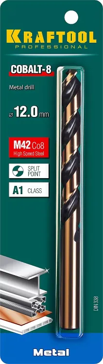 Сверло по металлу HSS-Co 29656-12 купить в Нягани