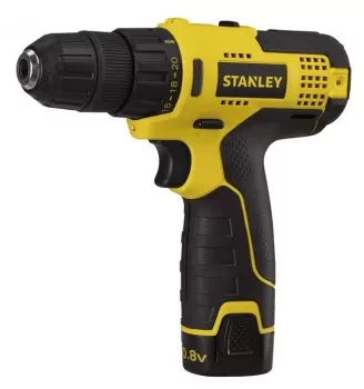 Дрель аккумуляторная Stanley STCD1081B2 в кейсе купить в Нягани