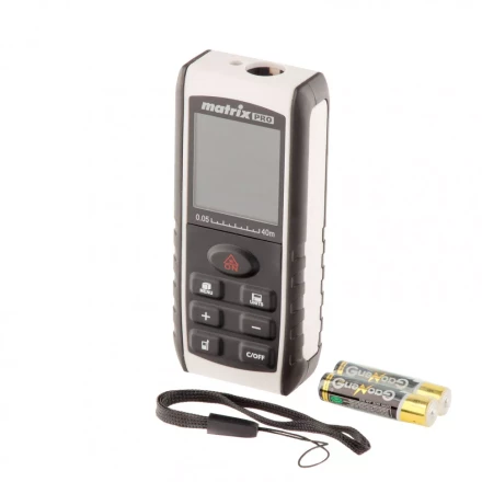 Лазерный дальномер Matrix LD-40 с электронным угломером 38015 купить в Нягани