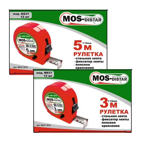 Рулетка измерительная MOS-DISTAR MS37-7525 купить в Нягани