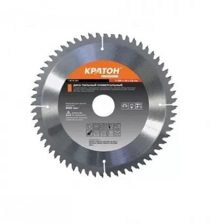 Диск пильный по дереву Кратон PROFESSIONAL O500x50 х 3,8 мм 80Т 1 06 03 025 купить в Нягани