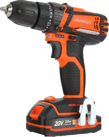 Дрель-шуруповерт аккумуляторная PATRIOT BR 201UES в кейсе купить в Нягани