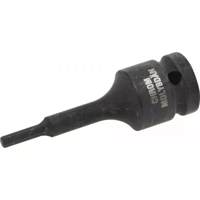 Торцовая головка KRAFTOOL "INDUSTRIE QUALITAT" ударная (1/2"), HEX, Cr-Mo, фосфатированная, H4 27950-04