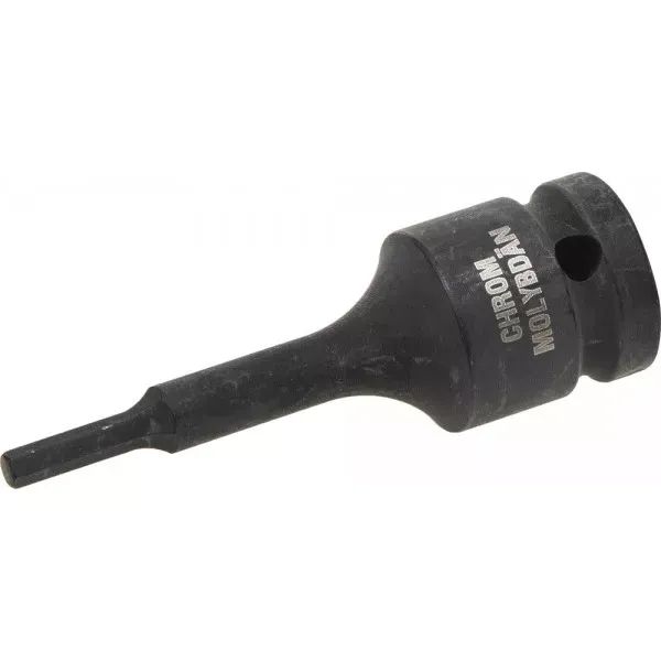 Торцовая головка KRAFTOOL "INDUSTRIE QUALITAT" ударная (1/2"), HEX, Cr-Mo, фосфатированная, H4 27950-04 купить в Нягани