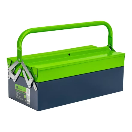Ящик для инструмента Сибртех 90750, 430 х 200 х 160 мм, три секции, металлический купить в Нягани