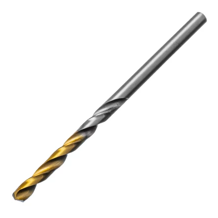 Сверло спиральное по металлу 3,5 x 70 мм, Р6М5, Golden Tip , 2шт. Denzel 718227 купить в Нягани