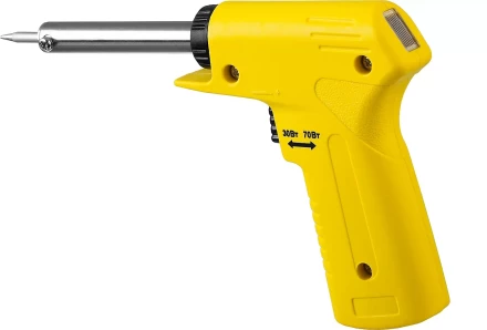 Паяльник с пистолетной пластмассовой рукояткой, STAYER &quot;MASTER&quot; MAXTerm, 55307-70, 30 - 70 Вт, конус 55307-70 купить в Нягани