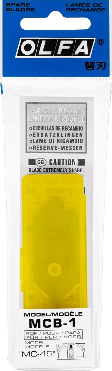 Лезвия OLFA для ножа MC-45/2B, 20(14)х49х0,3мм, 5шт OL-MCB-1 купить в Нягани