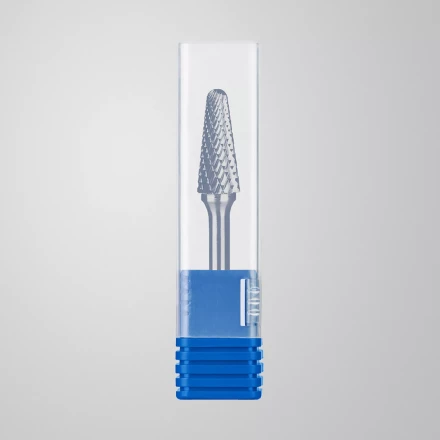 Зубр Твердосплавная борфреза L - конус с закругленным углом 28°, 12 х 28 мм, радиус 3.0 мм (28810-12-28) купить в Нягани