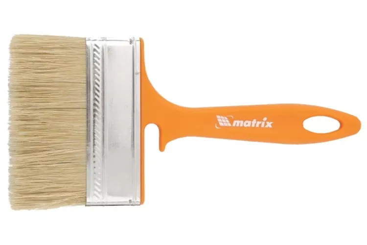 Кисть флейцевая "ФАСАД" 100х12 мм MATRIX Color Line 83392 купить в Нягани