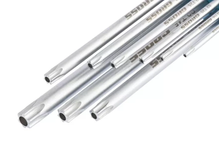 Набор ключей имбусовых TORX-TT T10-T50 экстра-длинные S2 сатинированные 9 шт Gross 16408 купить в Нягани