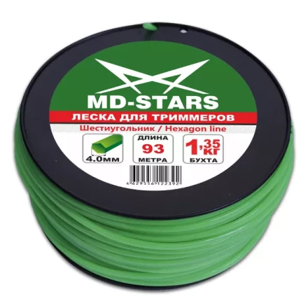 Леска для триммера HEXAGON LINE (шестиугольник) катушка 2,65ММХ213М купить в Нягани