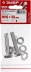 Болт (DIN933) в комплекте с гайкой (DIN934), шайбой (DIN125), шайбой пруж. (DIN127), M10 x 50 мм, 2 шт, ЗУБР 303436-10-050 купить в Нягани
