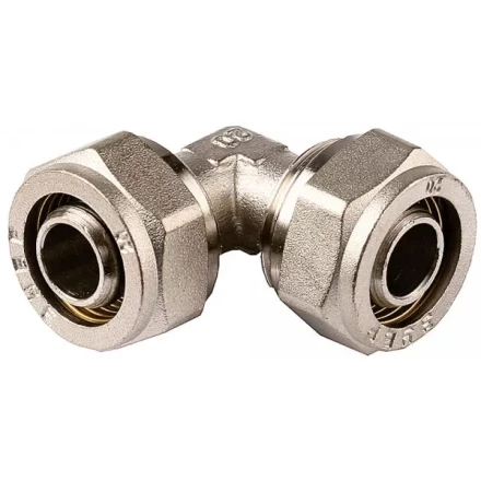 Уголок ЗУБР соединительный, цанга-цанга, 20х20х2,0, никель 51408-20 купить в Нягани