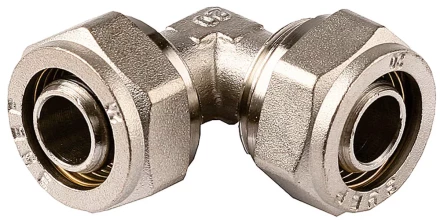 Уголок ЗУБР соединительный, цанга-цанга, 20х20х2,0, никель 51408-20 купить в Нягани