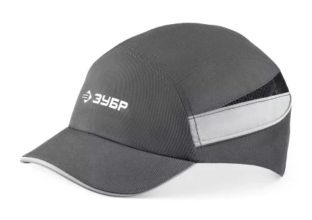 ЗУБР БИНОМ, серая, ударопрочный корпус, укороченный козырёк 55мм, размер от 54 до 59см, защитная каскетка, Профессионал (11097) купить в Нягани