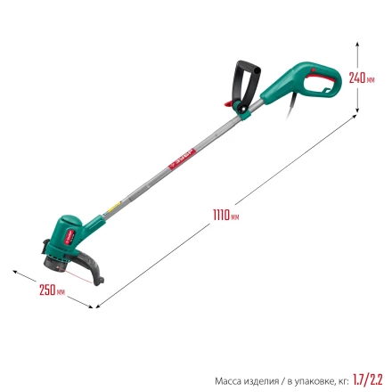 ЗУБР 400 Вт, ш/с 26 см, сетевой триммер (ТСН-26-400) купить в Нягани