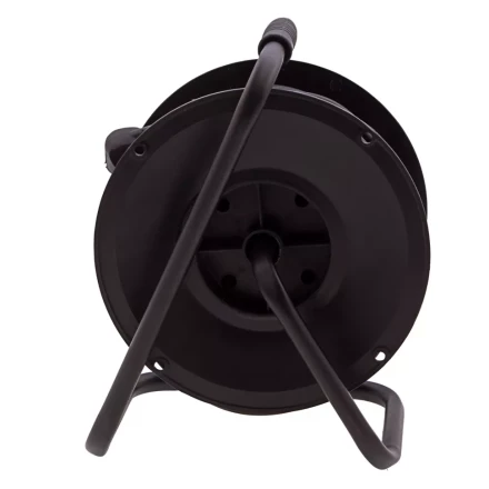 Удлинитель силовой 50 м, 16А, тип УХ10, ПВС, на кабельной катушке, 4 розетки без заземления Сибртех 95865 купить в Нягани