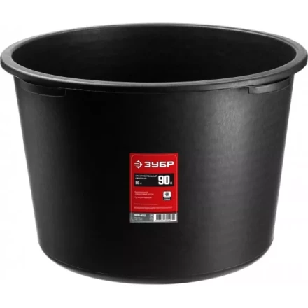 Кадка ЗУБР &quot;ЭКСПЕРТ&quot; строительная пластмассовая, 90л 06095-90_z03 купить в Нягани
