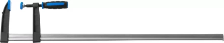 Струбцина ЗУБР &quot;ПРОФЕССИОНАЛ&quot;, тип &quot;F&quot;, двухкомпонентная ручка, стальная закаленная рейка, 120х800мм 32155-120-800 купить в Нягани