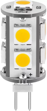 Лампа СВЕТОЗАР светодиодная &quot;LED technology&quot;, теплый белый свет (3000К), 12В, 1,8Вт (10) 44590-10 купить в Нягани