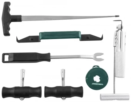 Комплект для демонтажа лобовых стекол 7 предметов  AB010002  Jonnesway 47652 купить в Нягани