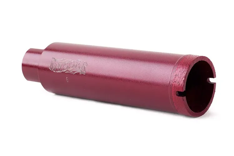 Сегментная алмазная коронка MESSER REDLINE по граниту диаметр 80 мм длина 100 мм купить в Нягани