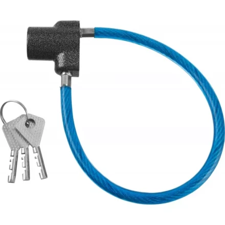 Замок тросовый, длина троса - 350мм, дисковый механизм секрета, ВС2-6Б 37220-6 купить в Нягани