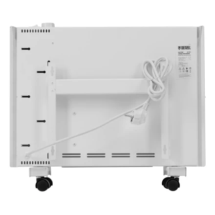 Конвектор электрический Denzel XCE-1000, 230 В, 1000 Вт, X-образный нагреватель белый 98130 купить в Нягани