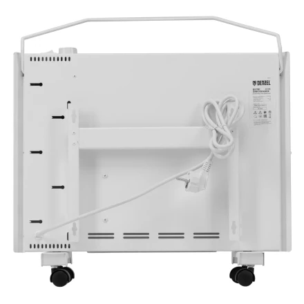 Конвектор электрический Denzel XCE-1000, 230 В, 1000 Вт, X-образный нагреватель белый 98130 купить в Нягани