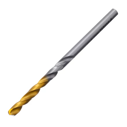 Сверло спиральное по металлу Denzel 4 x 75 мм, Р6М5, Golden Tip, 718229 купить в Нягани