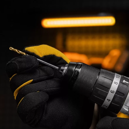 Сверло спиральное по металлу Denzel 4 x 75 мм, Р6М5, Golden Tip, 718229 купить в Нягани