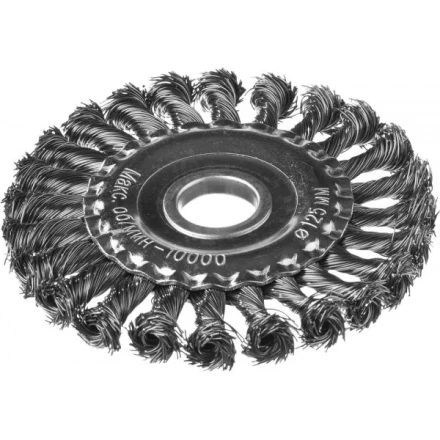 DEXX. Щетка дисковая для УШМ, жгутированная стальная проволока 0,5мм, 125ммх22мм 35100-125 купить в Нягани