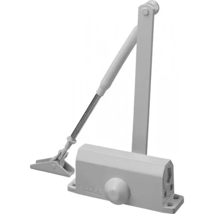 Доводчик дверной ЗУБР &quot;ПРОФЕССИОНАЛ&quot;, для дверей массой до 80 кг, цвет белый 37911-80 купить в Нягани