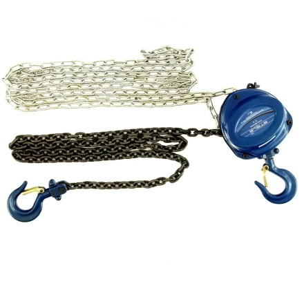 Таль цепная 1 т h подъема 2,5 м расстояние между крюками 350 мм Stels 51944 купить в Нягани
