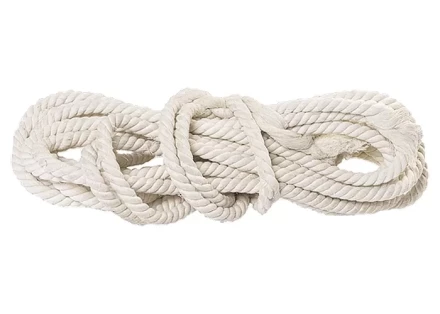 Веревка хлопчатобумажная D 10 мм L 11 м крученая 211 кгс Россия 94001 купить в Нягани