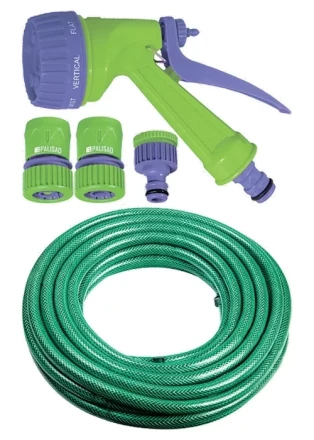 Набор поливочный, шланг 1/2&quot; 15м, 7-реж пистолет, соед., адаптер  PALISAD 67424 купить в Нягани