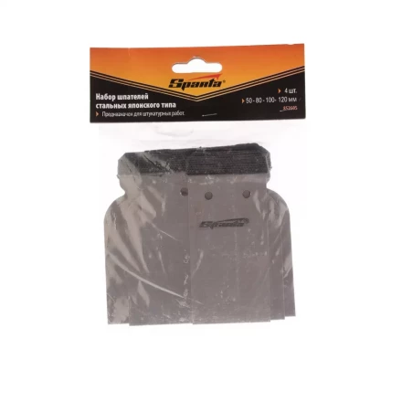 Набор шпателей японских стальных 60-80-100-120 мм 4 шт SPARTA 852605 купить в Нягани