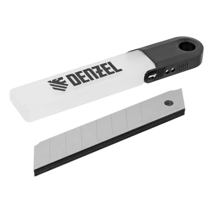 Лезвия, 18 мм, сталь SK5 - 0,5 мм, 10 штук// Denzel 79303 купить в Нягани