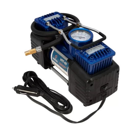 Автомобильный компрессор VARTEG VRT-60 с набором аксессуаров купить в Нягани