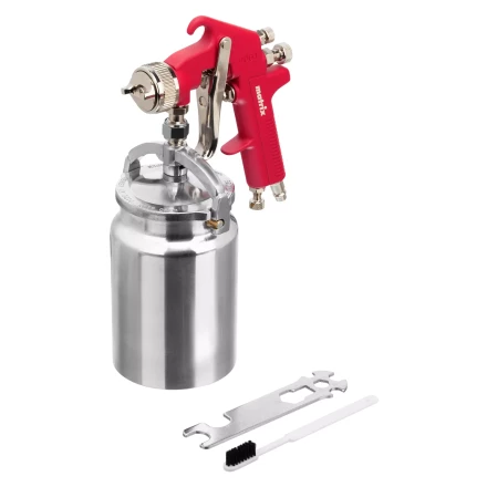 Краскораспылитель HP пневмат. с нижним бачком V= 1 л, сопло диаметром 1.8 мм// Matrix 57323 купить в Нягани