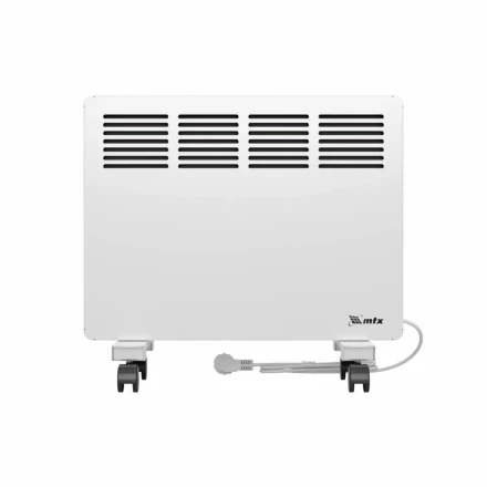 Конвектор электрический КМ-1000.1, 230 В, 1000 Вт, X-образный нагреватель, колеса, термостат // MTX 98124 купить в Нягани