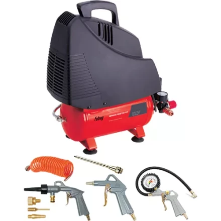 Компрессор безмасляный поршневой прямой привод FUBAG SERVICE MASTER KIT + 6 предметов купить в Нягани