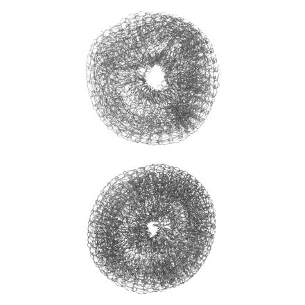 Скраб для посуды, металлический, 2 шт., Home Palisad 923705 купить в Нягани