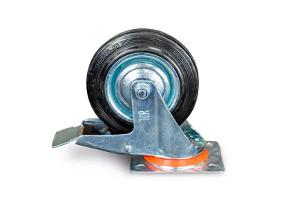 Колесо поворотное резина SCb 63 160 мм с тормозом (N) 1024201 купить в Нягани