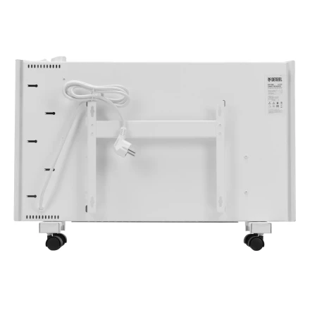 Конвектор электрический Denzel XCE-1500, 230 В, 1500 Вт, X-образный нагреватель белый 98131 купить в Нягани