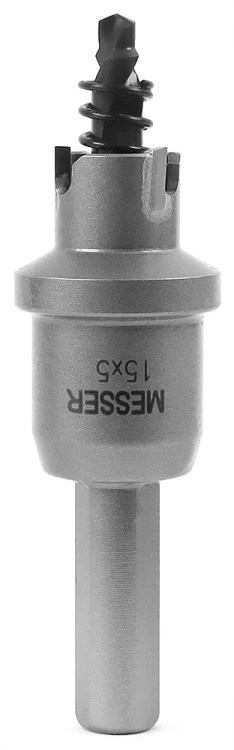 ТСТ коронка MESSER 15X5 с центрирующим сверлом и толкающей пружиной купить в Нягани