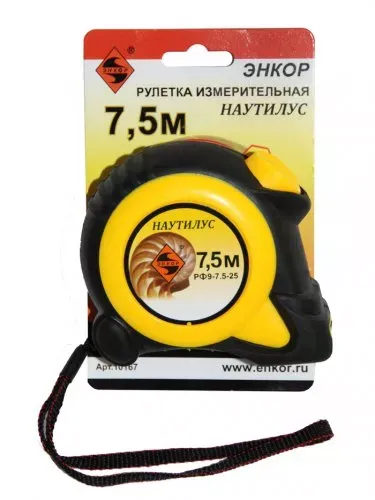 Рулетка 7,5м Наутилус Энкор 10167 купить в Нягани